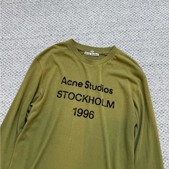 Acne Studios Olive Long Sleeve Shirt - Picture 2 of 6